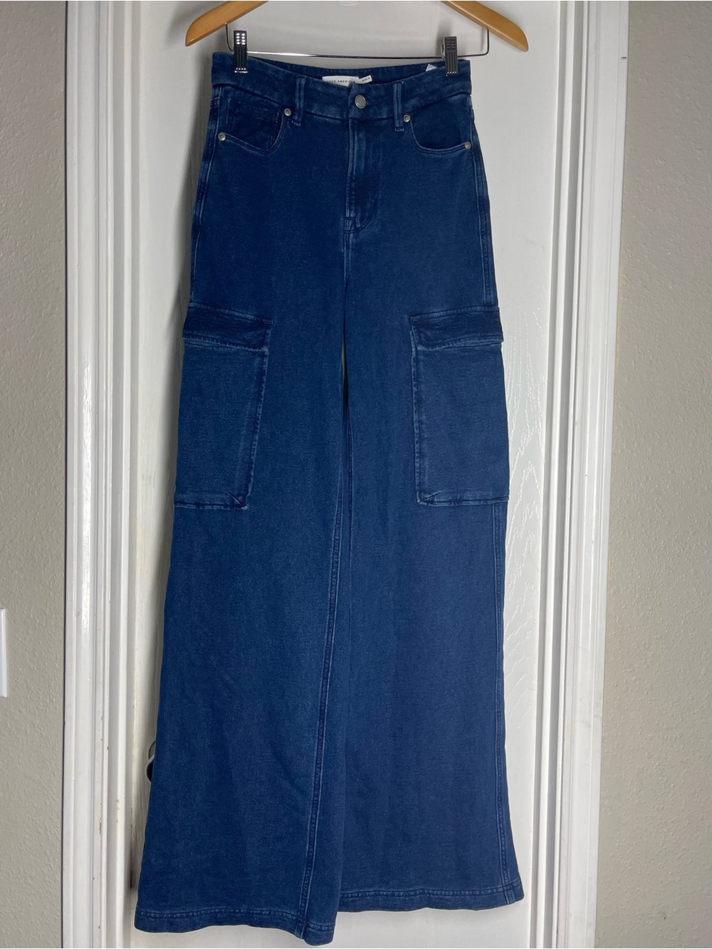 Good American Jeanius Jeans Good Skate Cargo Pants 2/26 - Picture 3 of 7